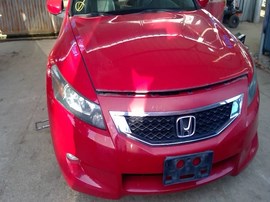 2010 HONDA ACCORD,RED, EX-L MODEL, 3.5L, AT.   A26246